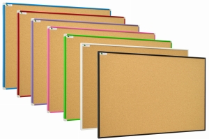 Tablica korkowa 60x45 rama aluminiowa kolor