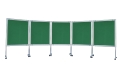 Parawan korkowy 5 elementowy całość zielony.jpg
