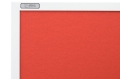 Tablica korkowa czerwona w ramie MDF biały narożnik .jpg