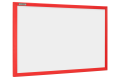 Tablica magnetyczna w ramie czerwonej ukos.png