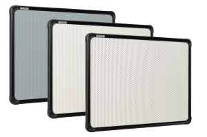 Tablica 90x60 perforowana magnetyczna w ramie AluMax Kolor - czarny