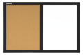Tablica korkowa  DUO rama czarna MDF.png