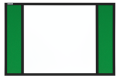 Tablica TRIO ciemna zieleń w ramie MDF czarny.png