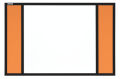 Tablica TRIO pomarańczowa w ramie MDF czarny.png