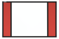 Tablica TRIO czerwona w ramie MDF czarny.png