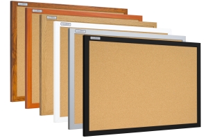 Tablica korkowa 80x60 w ramie MDF