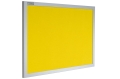 Tablica korkowa żółta w ramce MDF srebrny .jpg